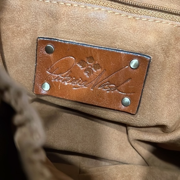 Patricia Nash Nazaire Cheetah Print Brown Leather Crossbody Bag - Picture 8 of 8